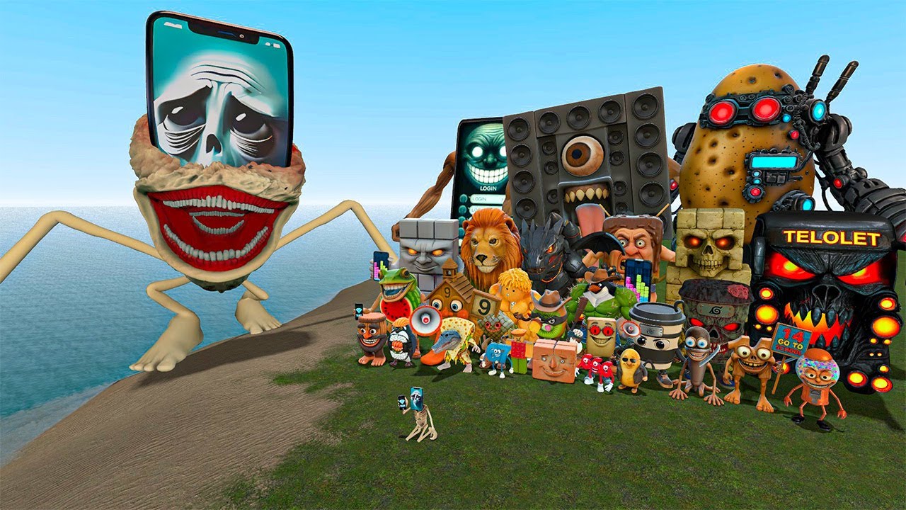 ALL NEW ITALIAN AI BRAINROT MEMES VS HOTSPOT TAPES MONTERS! - Garry's Mod