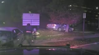 Parma police release dashcam footage of chase that ended with crash in Cleveland