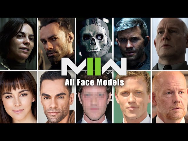 Call of Duty Modern Warfare 2 - Voice Actors, Face Models and Characters  (2022) 