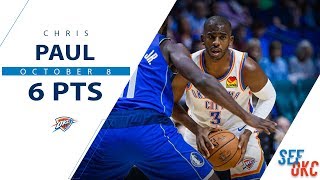 Chris Pauls Full Debut Highlights 6 Pts Vs Mavericks 2019-20 Nba Season - 10.8.19