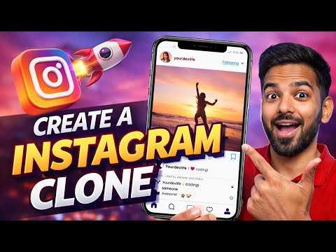 Create a Instagram clone on mobail | Build a Instagram clone | Step by step tutorial