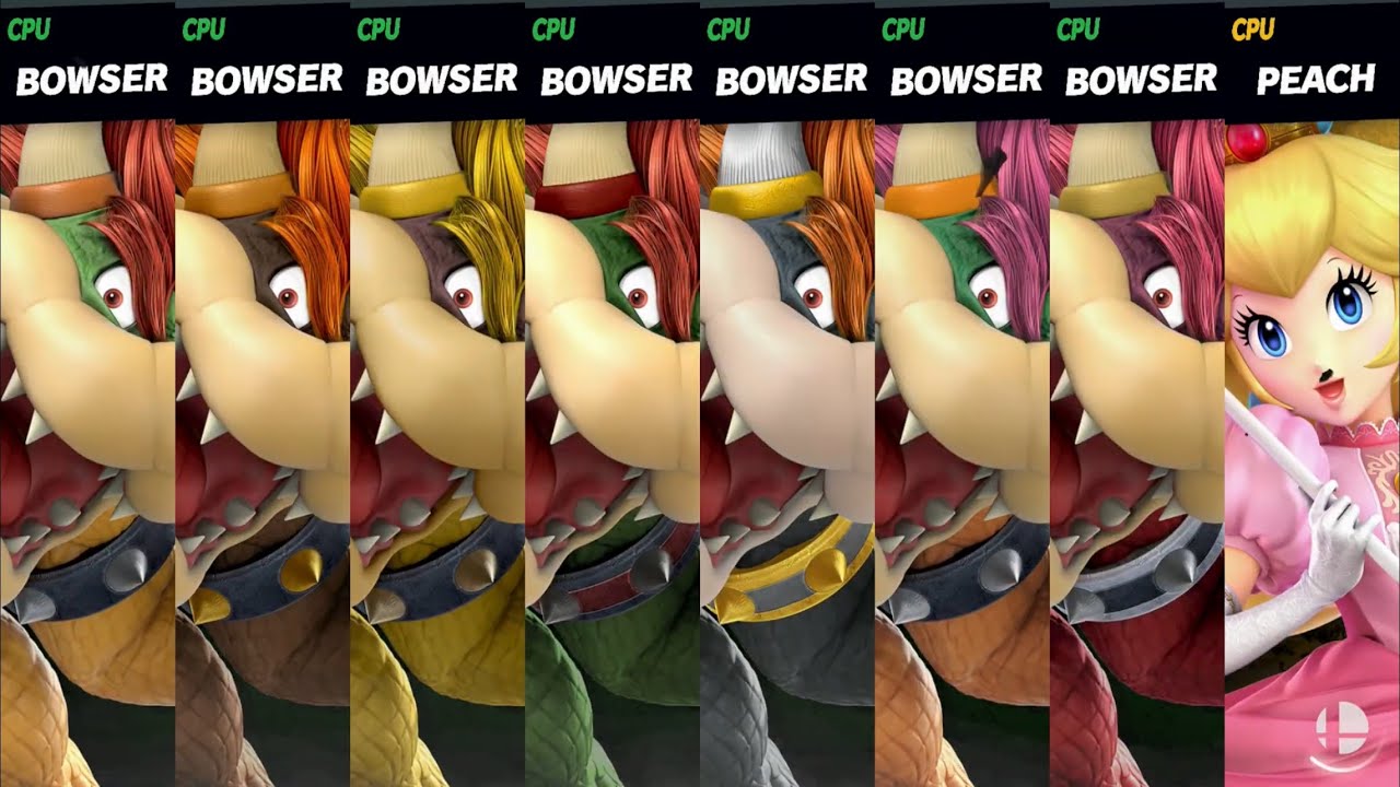 Super Smash Bros. Ultimate - Peach you better lose to Bowser