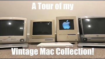 A Tour of my Vintage Mac Collection! March 2020 | Mastergeko4