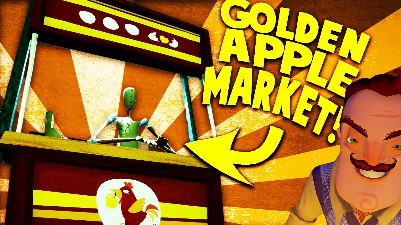 roblox download FINALLY! EXPLORING THE NEW SECRET GOLDEN APPLE SUPER MARKET! | Hello Neighbor Beta Gameplay