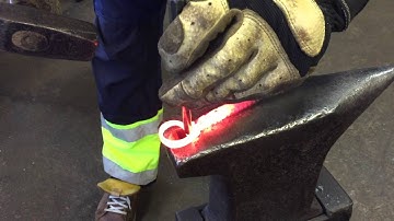 Forging a bottle opener with a twist