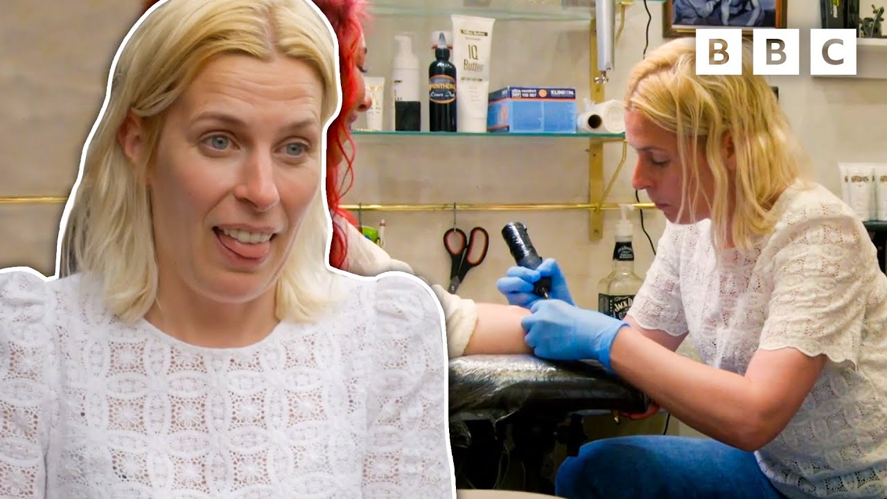 Sara Pascoe learns how to tattoo 😳 Sara Pascoe: Last Woman On Earth - BBC