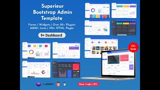Superieur Admin - Dashboard Ui kit And WebApp Template