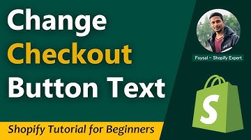 How To Change Checkout Button Text In Shopify ✅ Easy and Fast