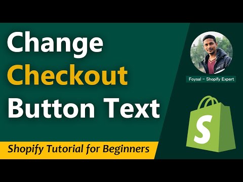 How To Change Checkout Button Text In Shopify ✅ Easy and Fast