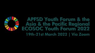 APFSD Youth Forum 2022 - Teaser