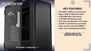 Full The BEST Budget 1440p Prebuilt of 2026 RTX 4060 Ti 16GB Review News