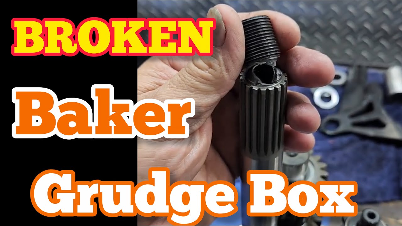 Broken Baker Drivetrain Grudge Box Transmission 6 Speed Baker Performance 131 SE Screamin' Eagle M8