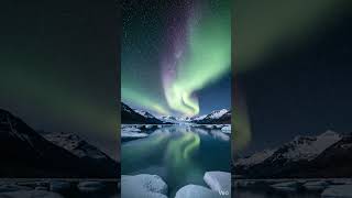 Ethereal Aurora Glacial Lake: Your Tranquil Winter Escape 🌌❄️