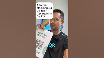 Como criar plaquinha do Qr Code Pix. #dicas #tecnologia #site