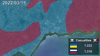 Siege Of Mariupol: Every Day using Google Earth @PenguinMapping
