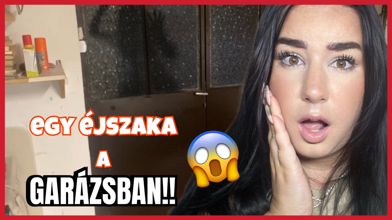 *SOHA* ne tölts egy éjszakát a garázsban EGYEDÜL a legjobb barátod nélkül!!😱🚘🏠 *WTF*