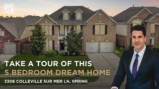 Take a Tour of This 5 Bedroom Dream Home - 4,885 in Spring, TX