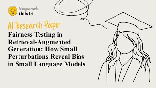Fairness Testing in Retrieval-Augmented Generation How Small Perturbations Reveal Bias in Small Lang