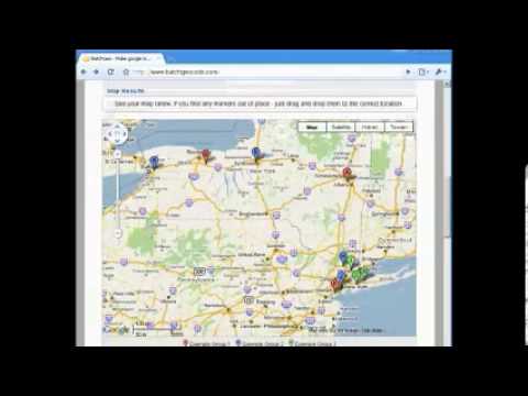 BatchGeo - How to make a map