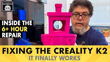 Inside the Creality K2 Plus: teardown, repair, and test results