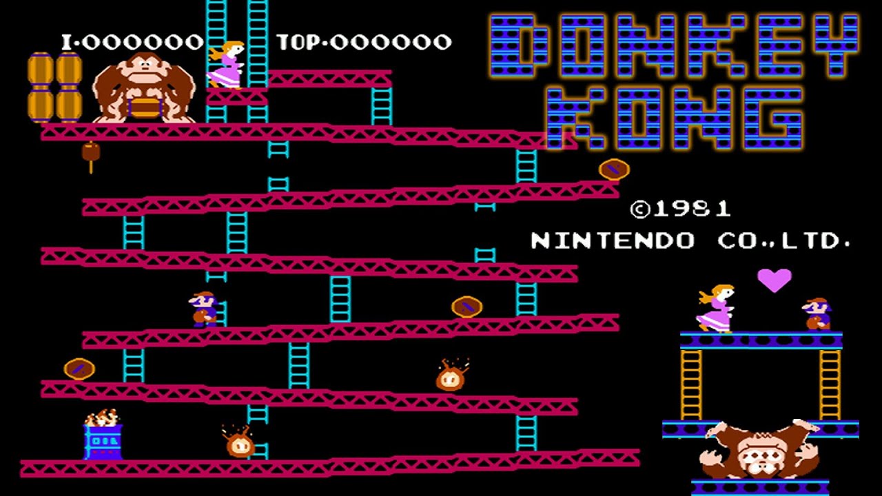 #6 DONKEY KONG – Classic NES Barrel Climb Challenge!