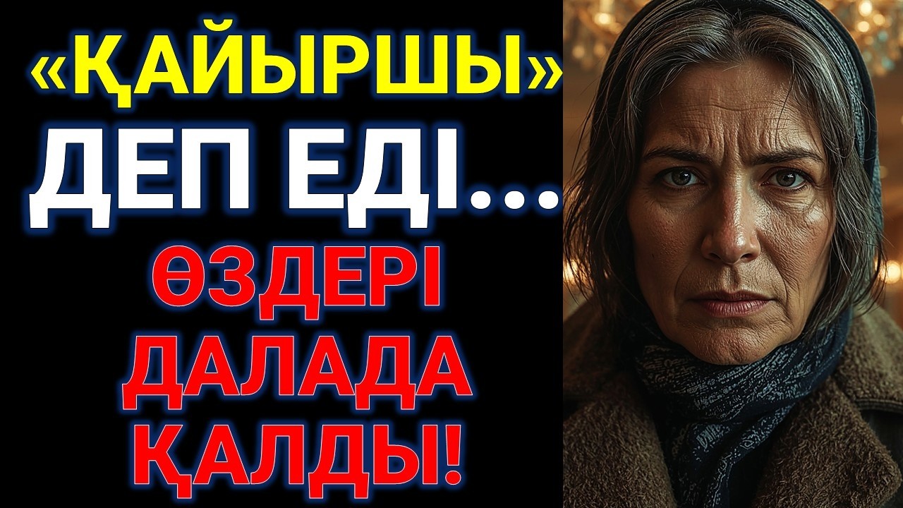 МЕНІ «ҚАЙЫРШЫ» ДЕП ҮЙДЕН ҚУДЫ... БІРАҚ БАНКТЕГІ ҚҰПИЯ ЕСЕПШОТЫМ ОЛАРДЫ... | Түнде Айтар Әңгіме