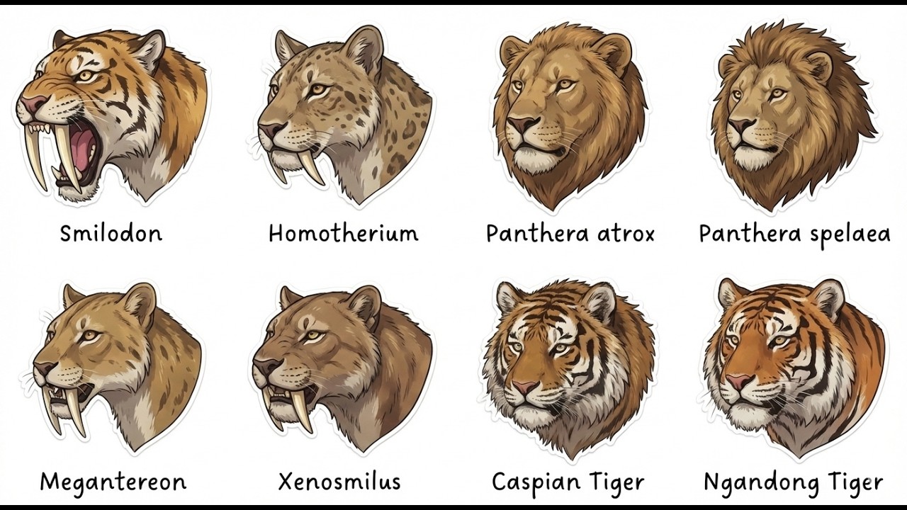 All Extinct Big Cats That Once Ruled the World