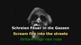 Rammstein - Angst (English Lyrics) (Letras em Português) Resimi
