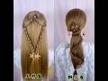 Simple and beautiful hairstyles #braiding tutorials #elegant beauty Libra and Leo (the twelve zodiac