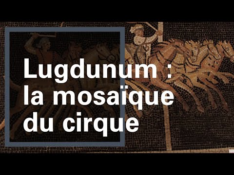 La mosaïque du cirque  - Lugdunum, musée et théâtres romains