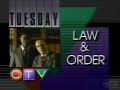 CTV -  Law & Order Promo Card 1991