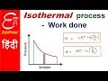 Work done in Isothermal process in Thermodynamics | in HINDI