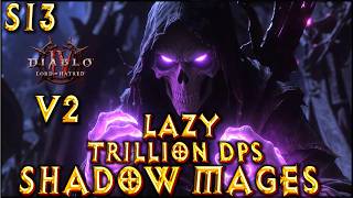 S13 V2 LAZY MYTHIC SHADOW MAGES ! Summoner Necromancer Build Diablo 4 LoH
