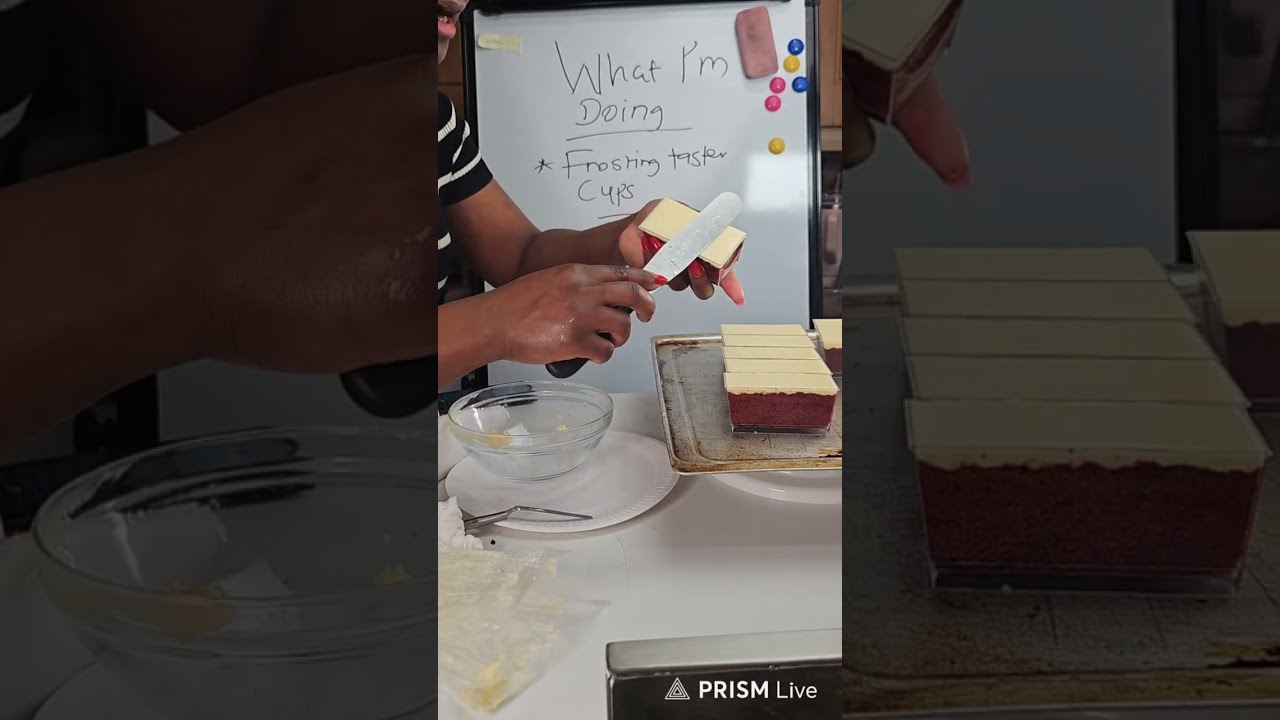 Live: Filling Dessert Cups with Buttercream | Self-Assessment Tax Chat