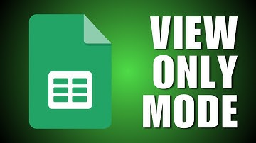 ✅ COMPLETE WALKTHROUGH: How to Edit Google Spreadsheet in View Only Mode