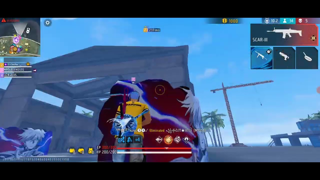 BR RANK  MATCH  LAST. ZONE 1VS4 CLUTCH 