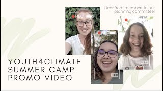 Youth4Climate Summer Camp Promotional Video