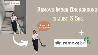Remove Image Background in just 5 Seconds! FOR FREE!
