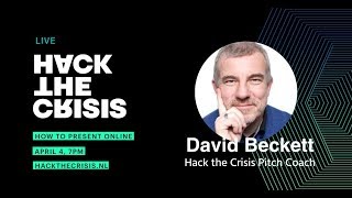 David Beckett - Pitch Coach - Hack The Crisis