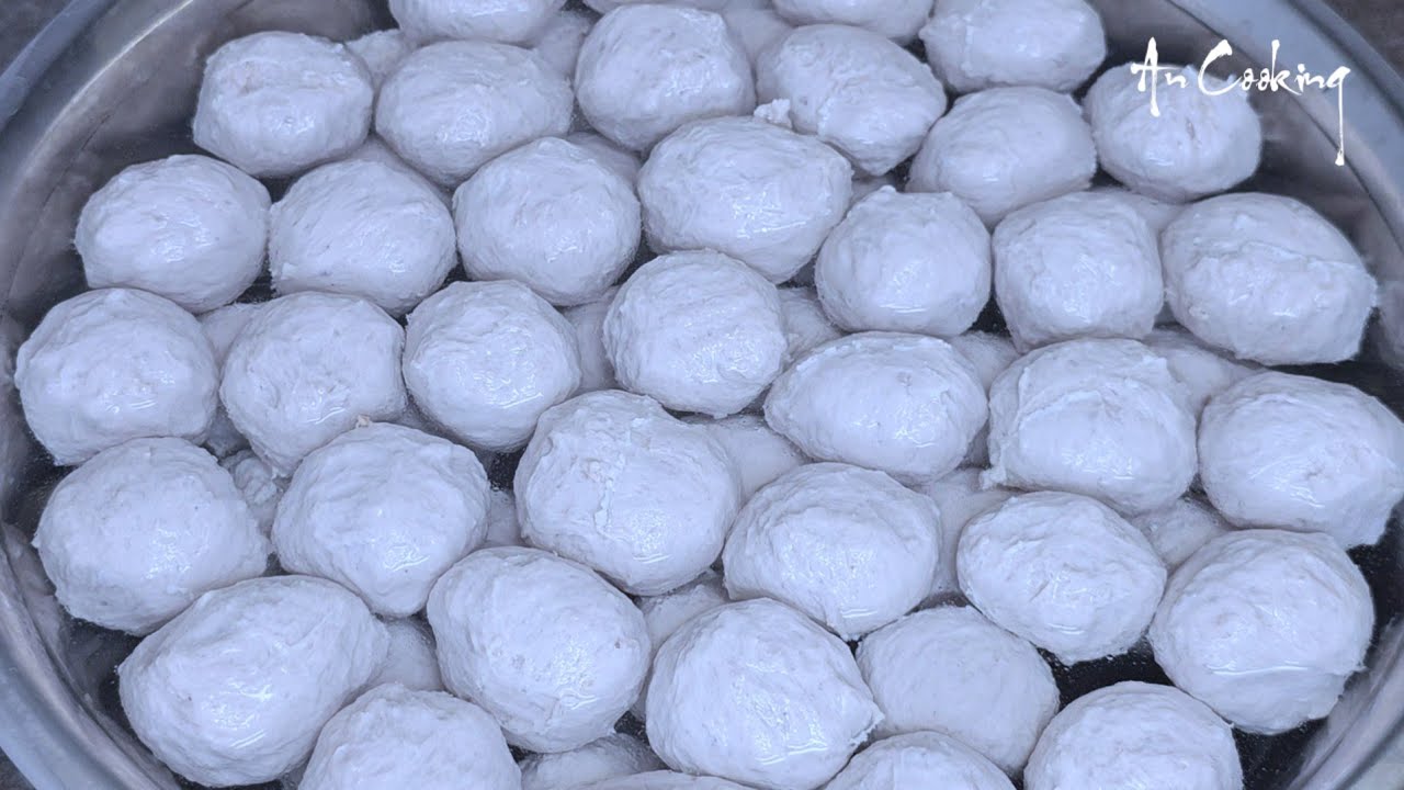 Cách làm BÒ VIÊN GIÒN SẦN SẬT | Cách luộc để bò viên không bị nứt, rất đơn giản và dễ dàng !