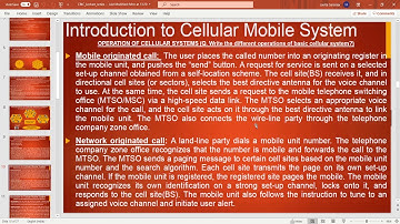 Cellular Mobile Communication