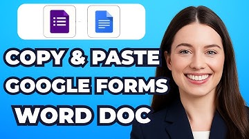 How to Copy and Paste Charts from Google Forms To Word Doc