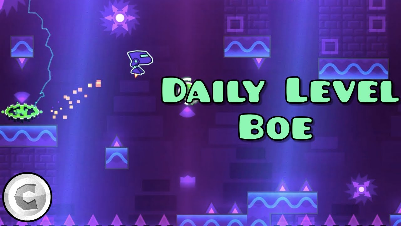Geometry Dash | Daily Level #25 - Boe (All Coins) - YouTube