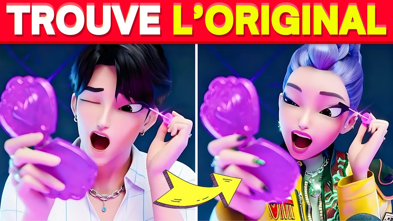 TROUVE les scènes ORIGINALES 🔍 dans ce QUIZ spécial K-POP Démon Hunters😈🎬