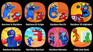 Survivor In Rainbow Monster, Raibow.IO Origin Story, Rainbow But It's Alphabet Lore, Rainbow Boxing