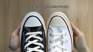 Converse Chuck 70S Hi White & 70S Hi Black The Most Versatile Item In Your Wardrobe