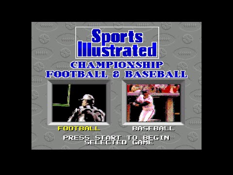 SNES Sports Illustrated Championship Football u0026 Baseball gameplay overview (no commentary)