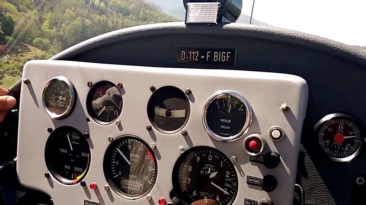 Jodel D112 - Approche LFKE  Saint Jean en Royans-
