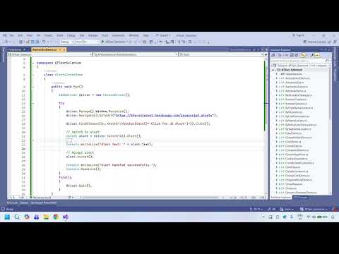 Alerts in Selenium | Handle JavaScript Alerts Using IAlert