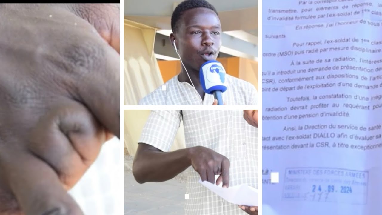 Alahou Akbar 😭😭ce jeune encien militaire radié de l’armée avec un doigt coupé lance son cri de cœur…